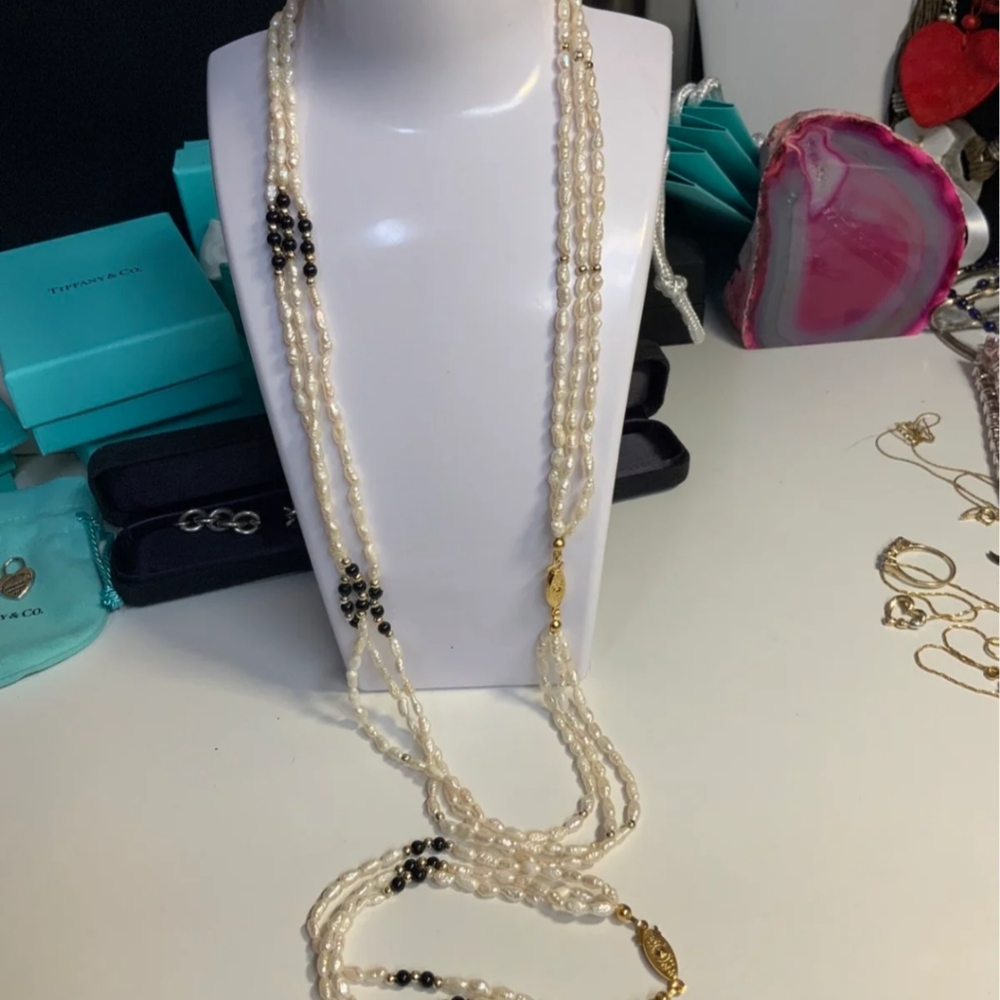 Pearl Bead Gold Set - Picture 5 of 8